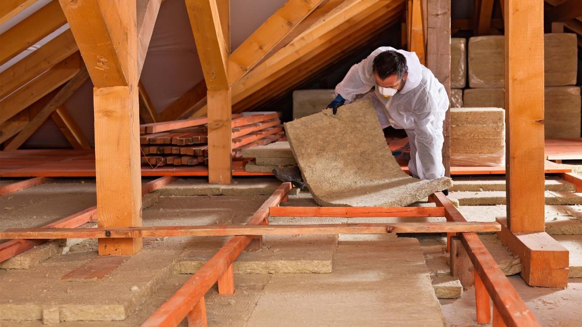 Dach Dachboden dämmen selber machen Anleitung DIY 