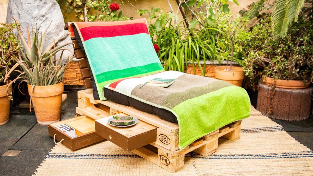 Palettensofa Bauen Outdoor Couch Für