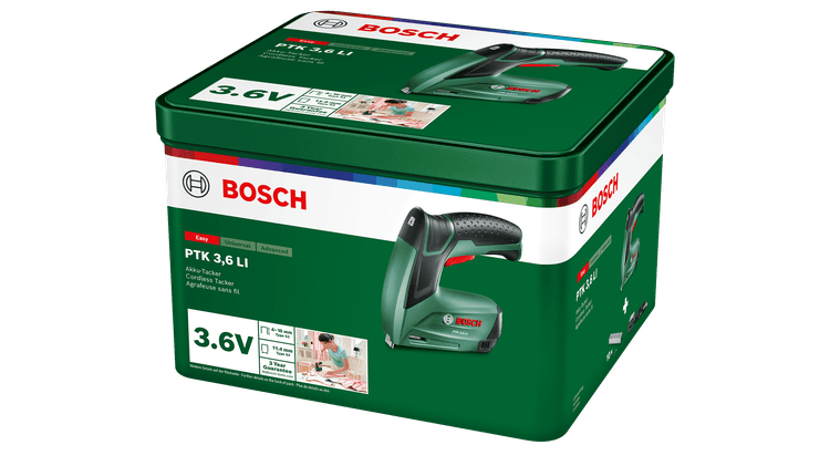 PTK 3,6 Batteridrevet hæftepistol | Bosch DIY