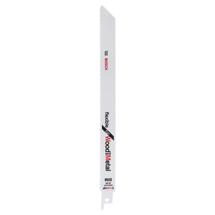Reciprocating saw blade, bi-metal, S 1122 HF