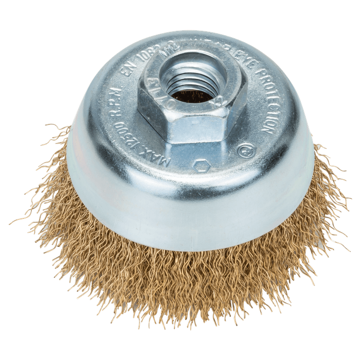 Wire Cup Brush with Crimped Wire stainless steel