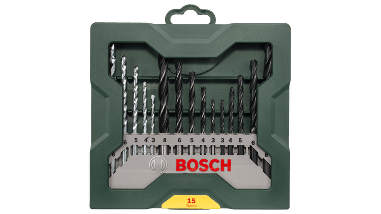Bosch Mini-X-Line Mixed Set Foret De Maçonnerie forets Bit Phrase Perceuse 2607019579