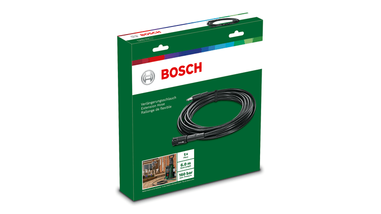 8m Bosch AQT Pressure Washer HOSE AQT 40-13 with Quick connect SDS fittings 