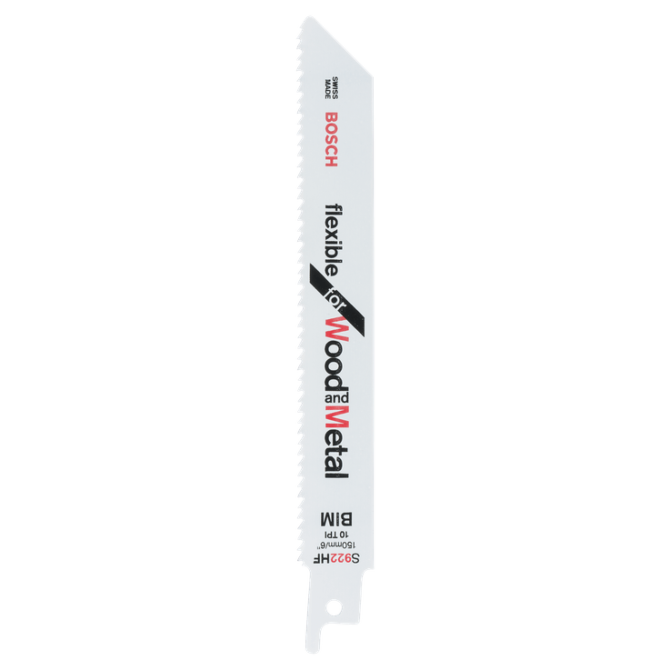 Reciprocating saw blade, bi-metal, S 922 HF