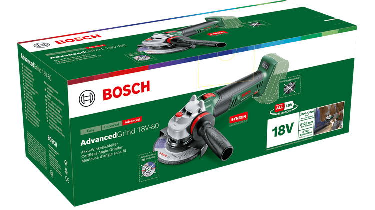 Bosch Meuleuse d'angle sans fil AdvancedGrind 18V, sans batterie ni  chargeur - HORNBACH