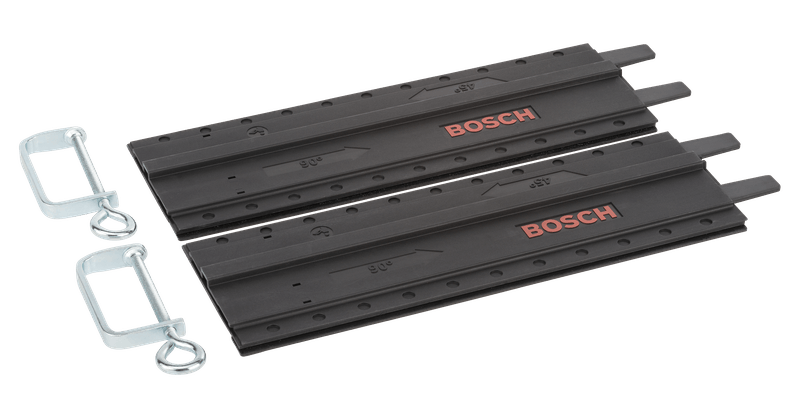 Rail de guidage en plastique, 2 pièces avec pinces-étaux | Bosch DIY