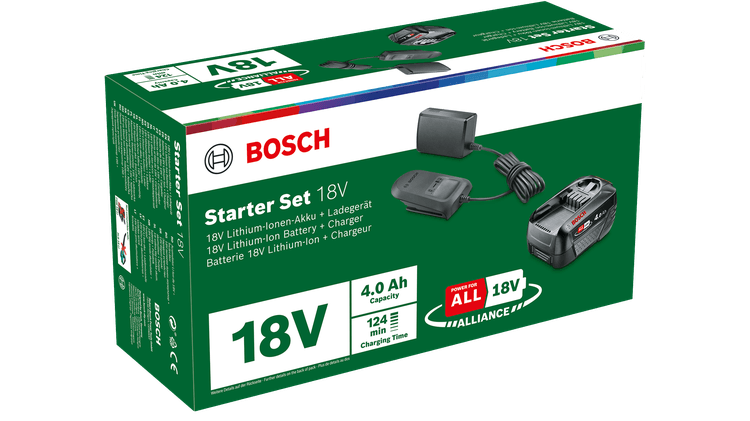 Starter Set 18V (batteria da 4,0 Ah + caricabatteria AL 18V-20)