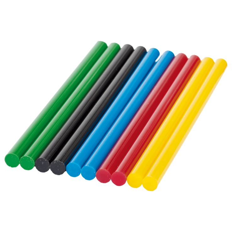 Цветные клеевые стержни, 7 мм